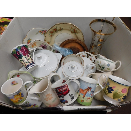 11 - Ceramics including - Staffordshire/Swinnertons & Salisbury tea set...