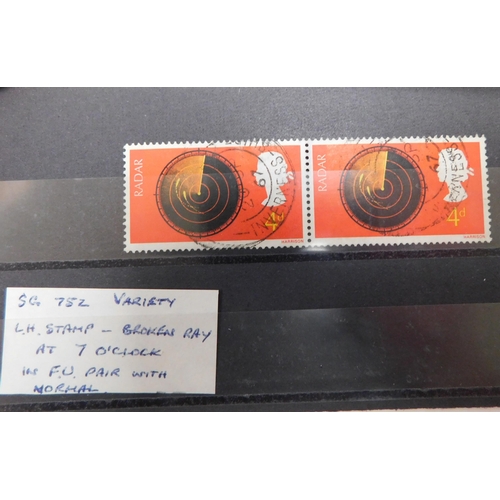 138 - 1967 dated/4d Broken Radar - stamp