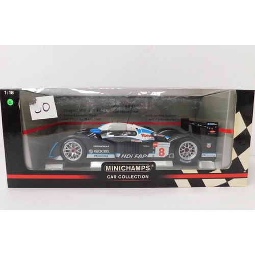 165 - Minichamps - Peugeot 908/prototype - 1/18 die cast model