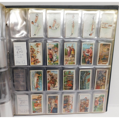 182 - Six - sets of cigarette cards/including Winter Sports - & Polar Exploration/1st & 2nd