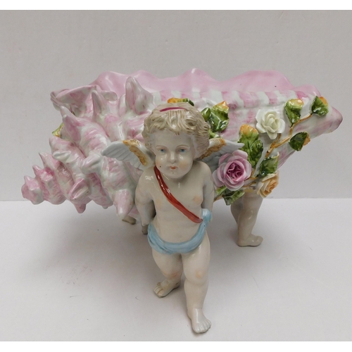 216 - German - cherub planter