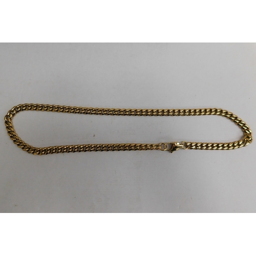 221 - Gold plated - stainless steel/men's chain