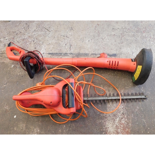 504 - Strimmer and hedge trimmer - both W/O...