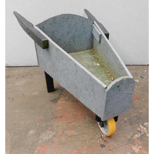 519 - Custom made wheelbarrow/planter