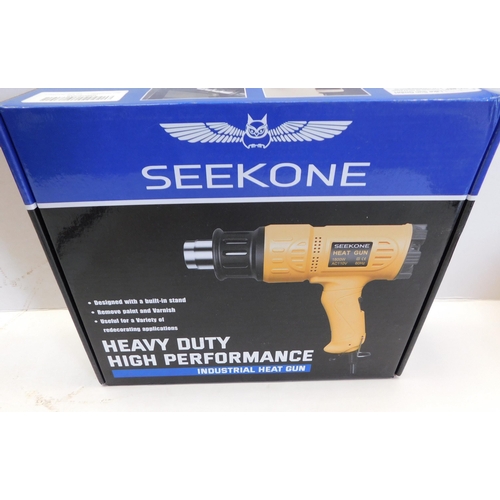 522 - Brand new and sealed Seekone heavy duty high performance industrial heat gun w/o