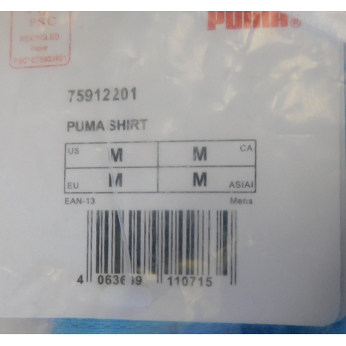 526 - Puma replica Manchester City football shirt - new in bag, size M
