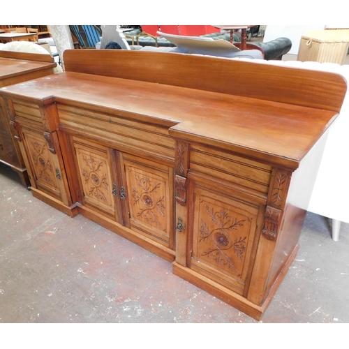 579 - Vintage carved sideboard