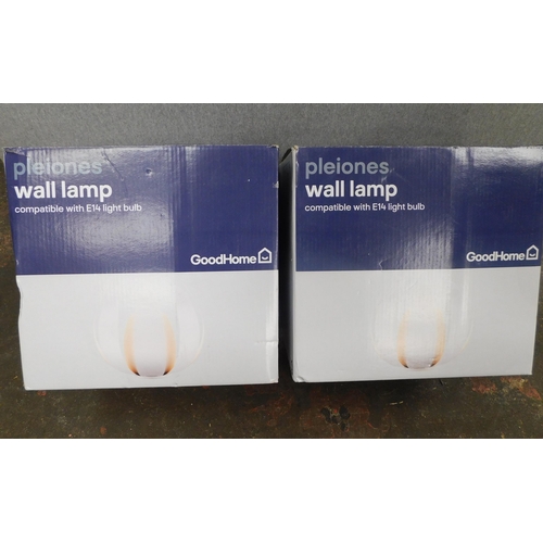 610 - Two Good Home wall lamps