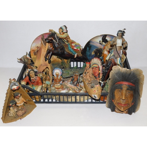 626A - Box of Native American Indian collectables