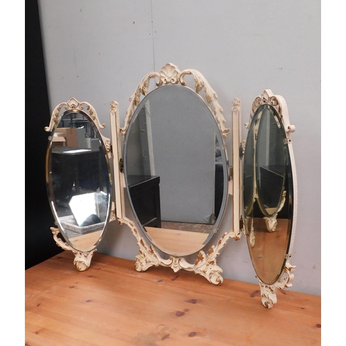 627 - Regency style dressing table mirror