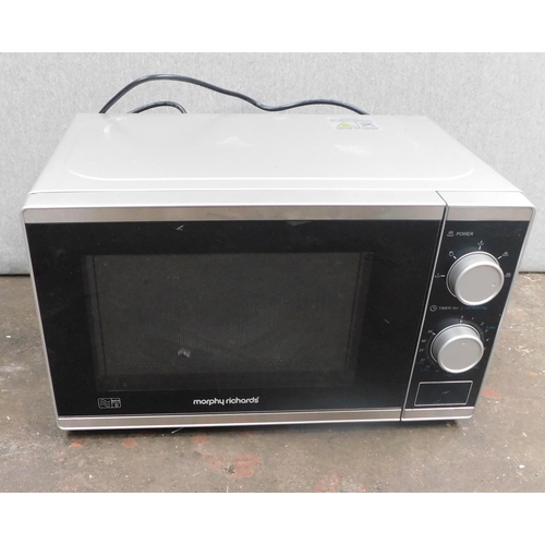 636 - Morphy Richards microwave oven W/O
