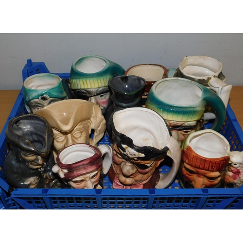 639 - Selection of toby jugs