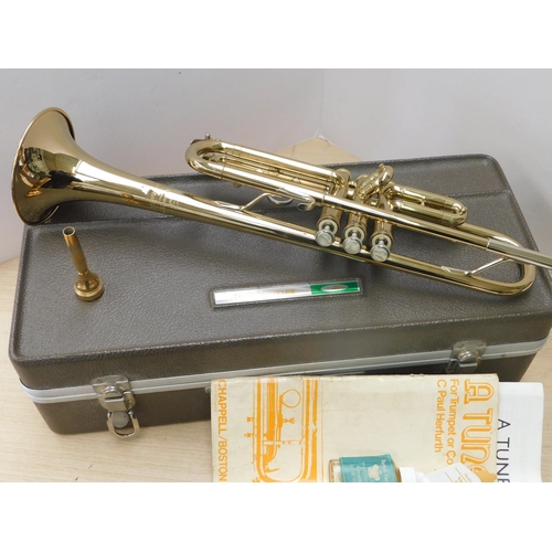 692 - Buescher artistocat BB trumpet in good condition