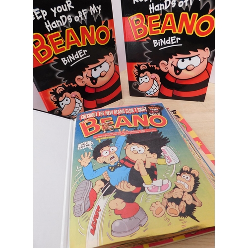 710 - Three Beano binders and included comics