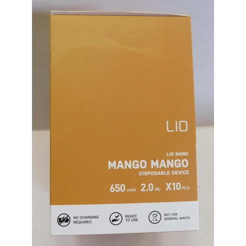 775 - New box of L10 disposable vapes 10pcs - Mango Mango