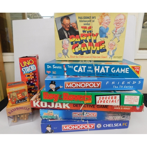79 - Board games including - Friends/Monopoly