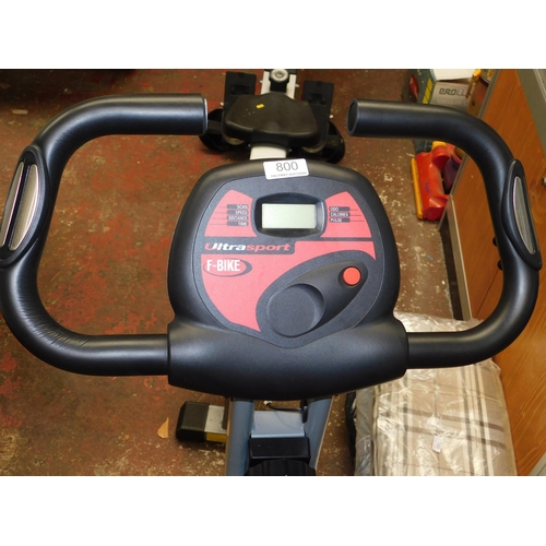 800 - Ultra Sport F-bike exercise machine W/O