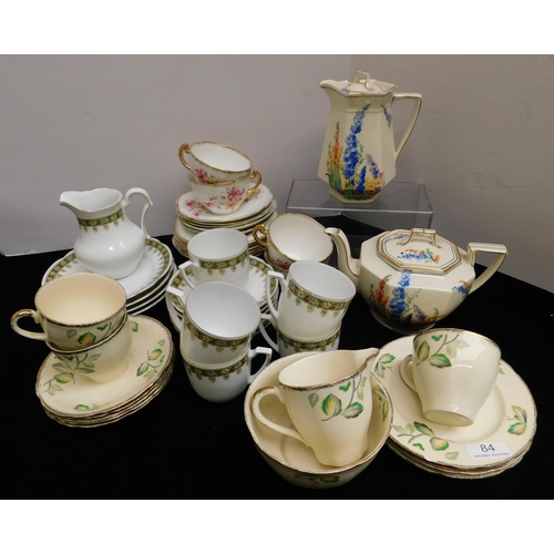 84 - Ceramics including - Meakin & Royal Winton