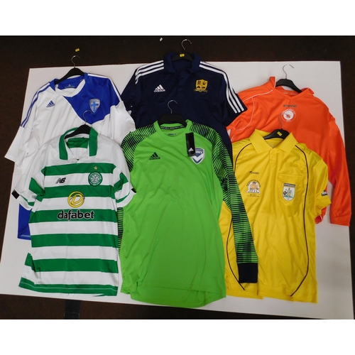 87 - Six - Football shirts/including - Scottish & Australian