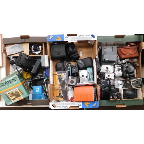 94 - Cameras & accessories including - Canon/Nikon/Polaroid & Kodak