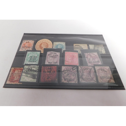 105 - Antique Victorian eras/stamps - with overprints