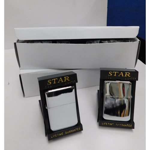 115 - Two/boxes of twelve - Star lighters/packaged as new