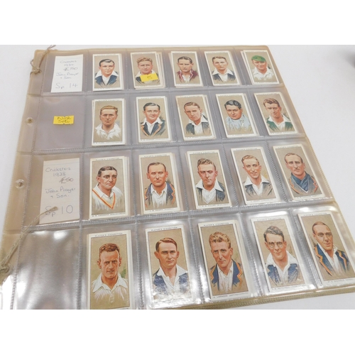 175 - Nine - sets of cigarette cards