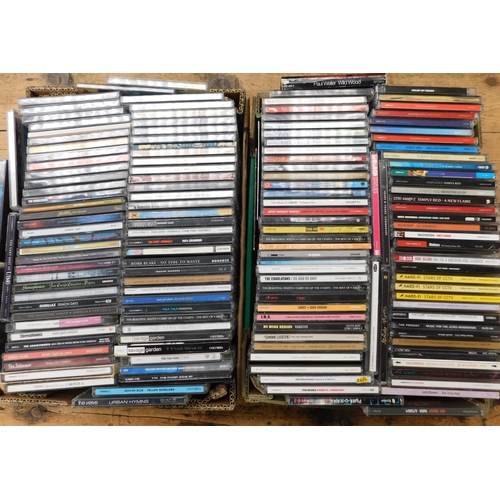 23 - Approximately 135 CDs including - Indy/Punk/Weller/UB40/Level 42/Script/Maniac & Simply Red