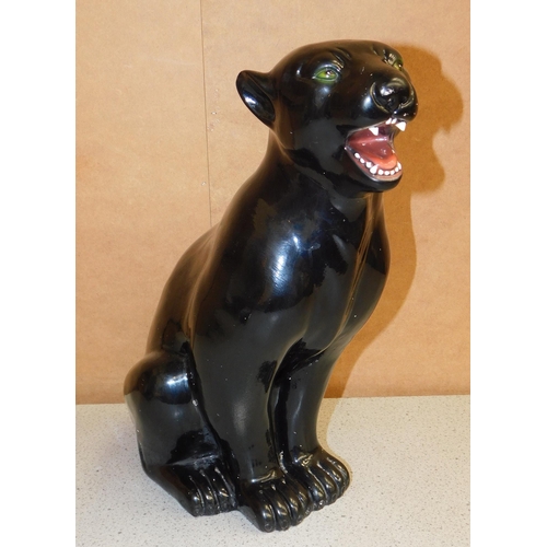 50 - Ceramic - panther figure/16