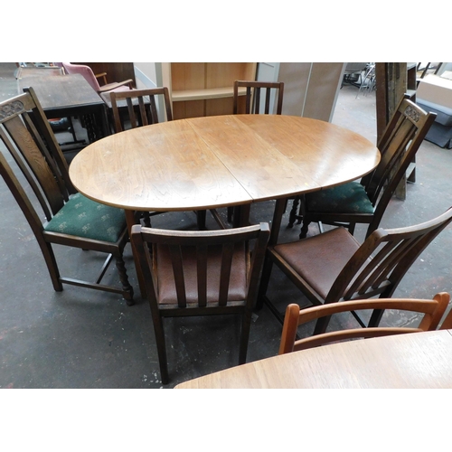 555 - Four dining chairs