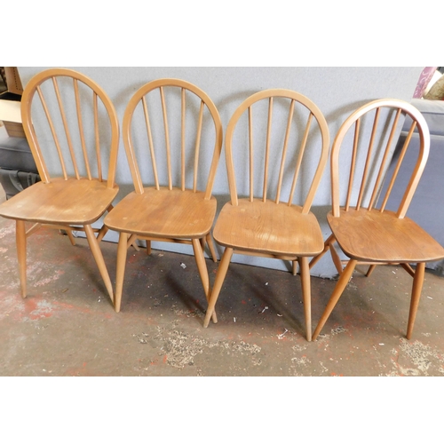 569A - Four Ercol style dining chairs