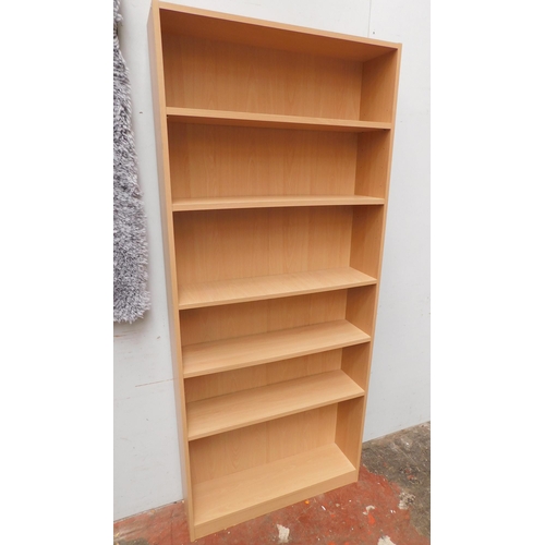 584 - Ikea Billy bookcase, seven shelves approx. 72