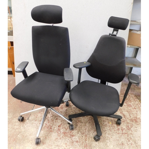 592 - Office/desk chairs x2