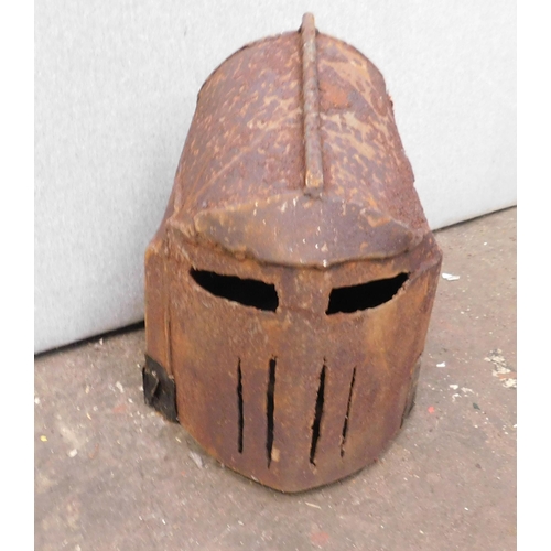 685 - Iron knights/fantasy handmade full size helmet