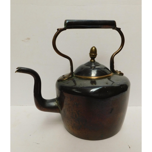 79 - Copper & brass - kettle