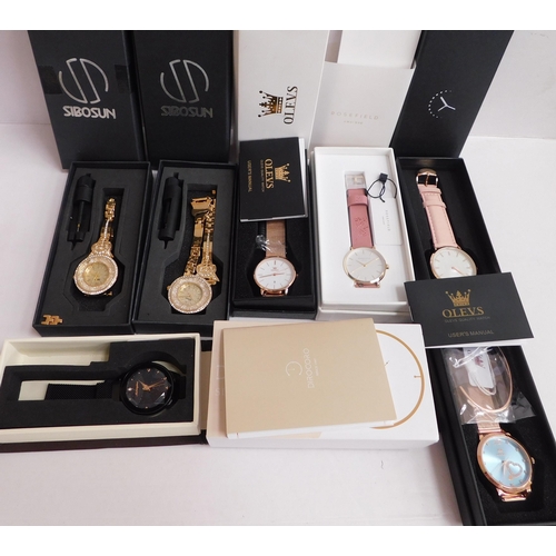 84 - Wristwatches/including Olevs & Sibosun - packaged as new