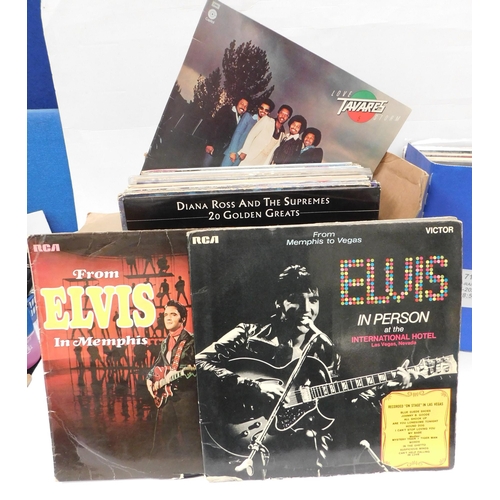9 - Mixed albums including - Elvis/Rock n Roll & Motown