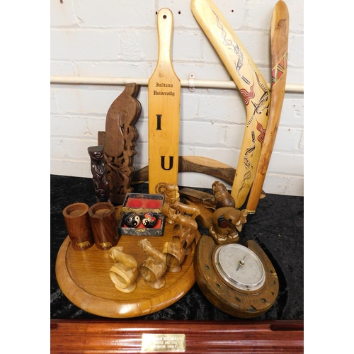 48 - Mixed items - including barometer...