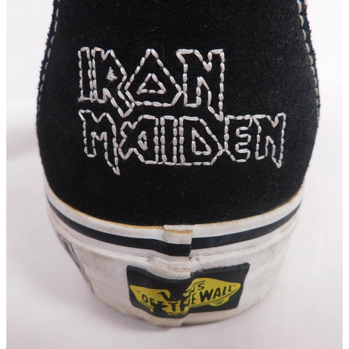 10 - Iron Maiden/Vans - Off the Wall/men's US 8 or women's US 9.5 - worn/used