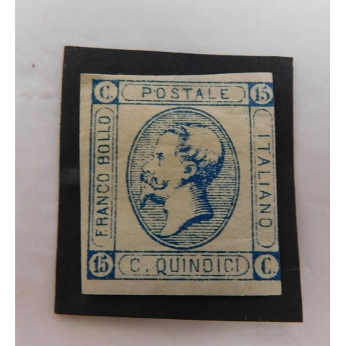 278 - Italian 1563 dated/Sassone - C. Quindici stamp