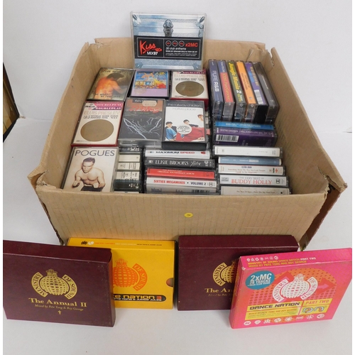 35 - Approximately 100 - audio cassettes/including boxsets