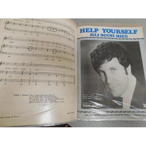 39 - 1960s era - sheet music/including Tom Jones