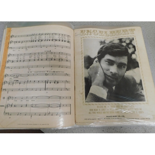 39 - 1960s era - sheet music/including Tom Jones