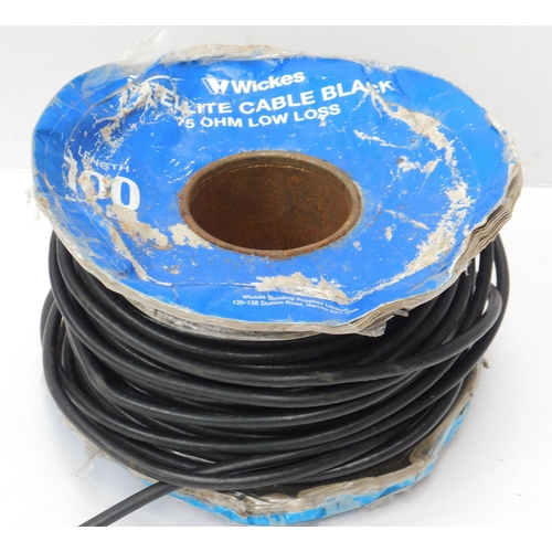 510 - Large roll of satellite/ aerial cable...