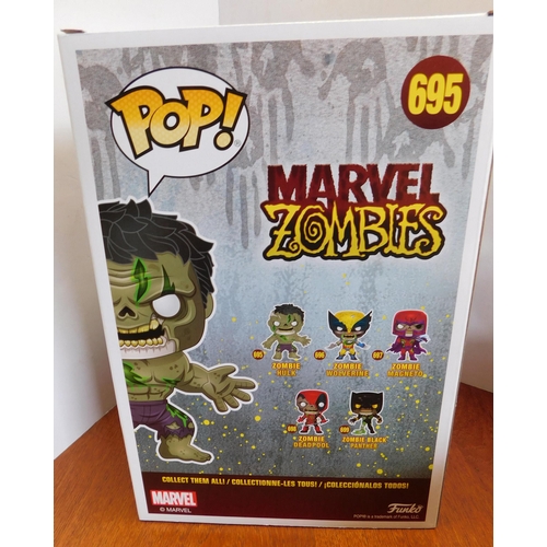 521 - New and boxed large Funko Pops vinyl figure Zombie Hulk 695 - approx. 13