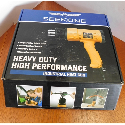 522 - New in box Seekone heavy duty high performance industrial heat gun