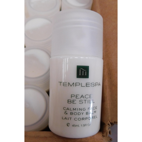 536 - Box of 200 new Temple Spa Peace Be Still - calming face and body balm - 45ml