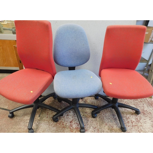 561 - Three office/desk chairs