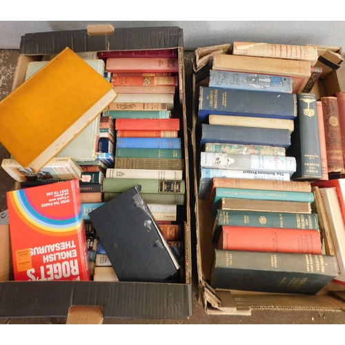 615 - Two boxes of vintage and antiquarian books