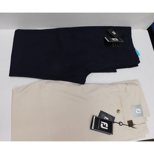 622 - Two pairs of Footjoy golf trousers